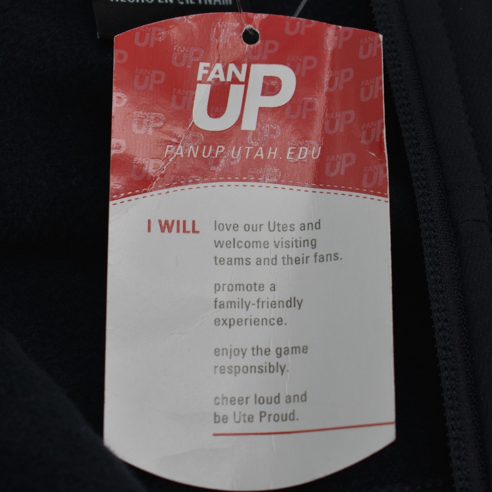 Under Armour Shell Gameday Utah Utes Jacket Size XXL Black/Red 6005441-004 NEW - Picture 9 of 11